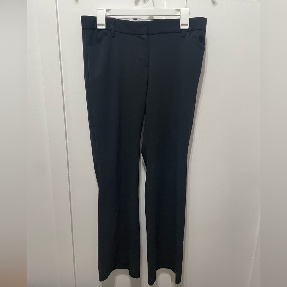 Black Wide Leg Dress Pants Size 9S Old‎ College Inn Sobo Stretch